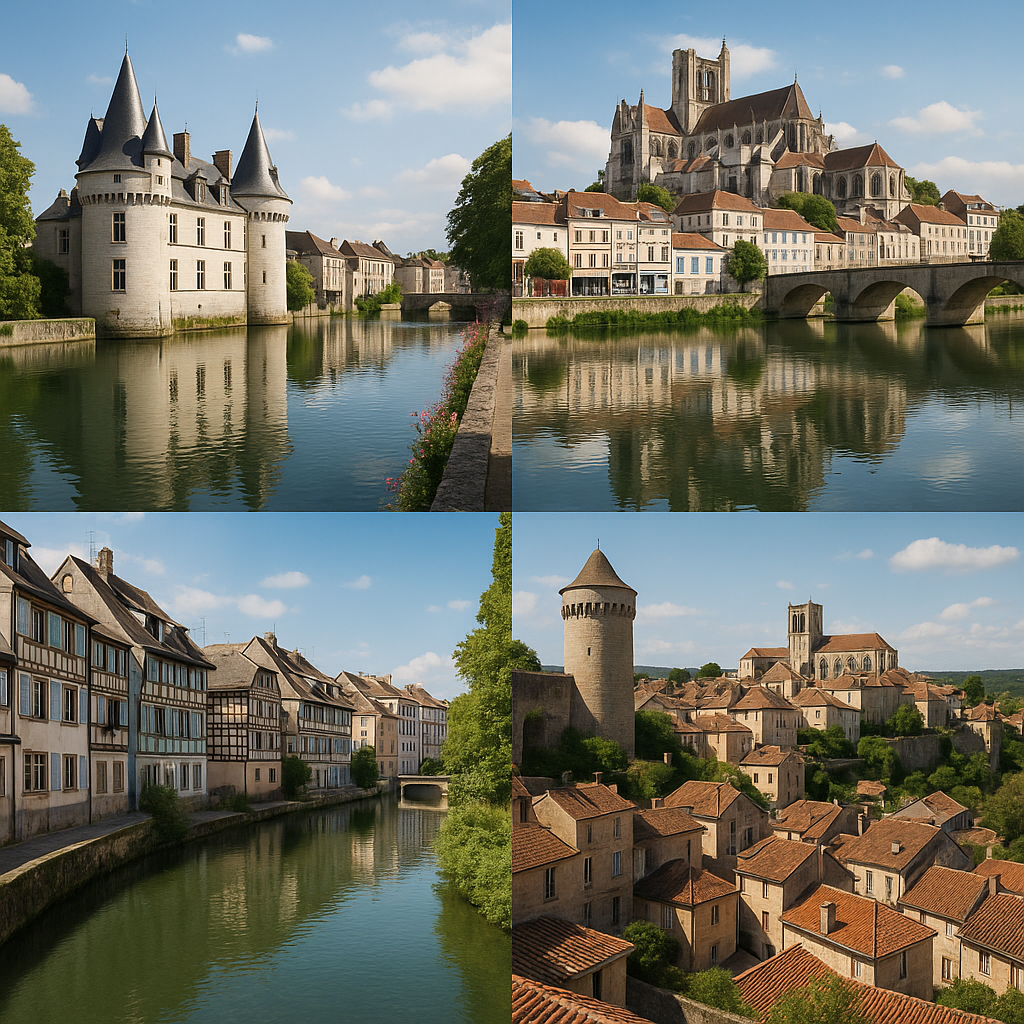 Villes françaises en E