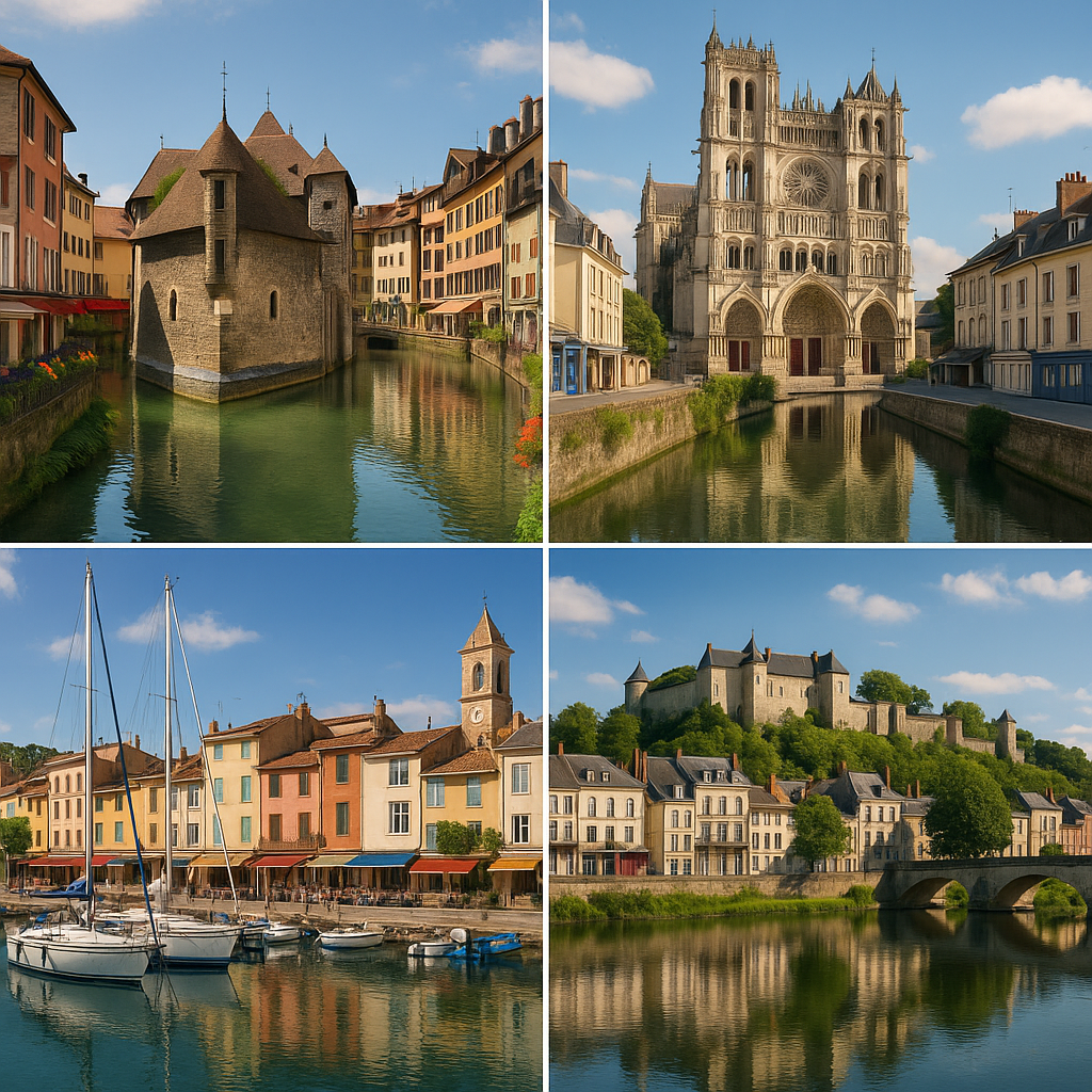 Villes françaises en F