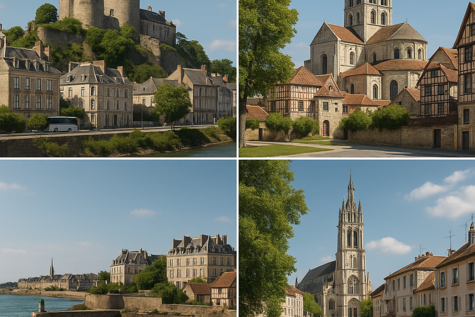 Villes françaises en H