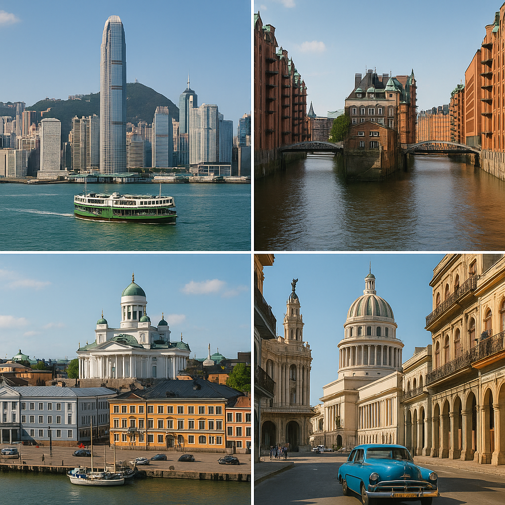 Villes internationales en H
