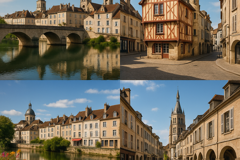 Villes françaises en J