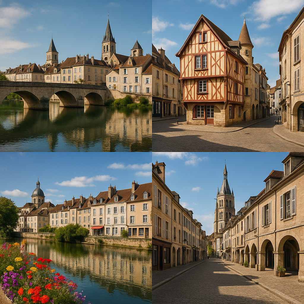 Villes françaises en J