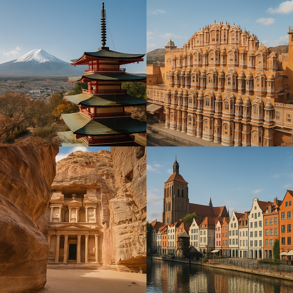Villes internationales en J