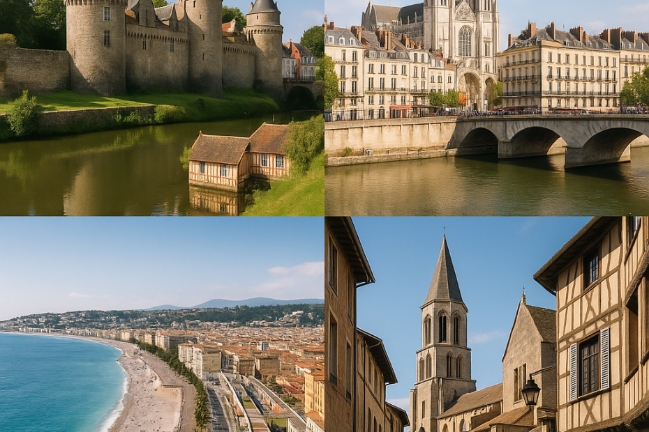 Villes françaises en N