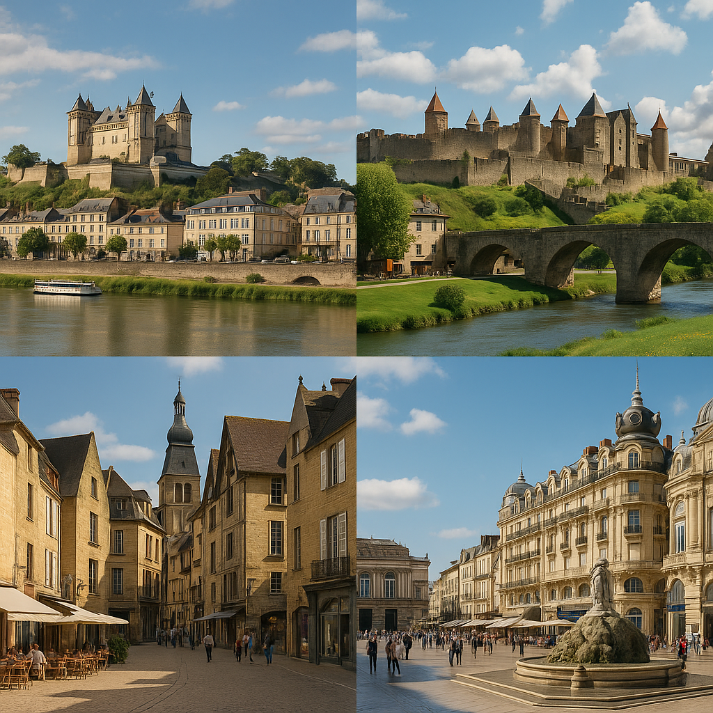 Villes françaises en S