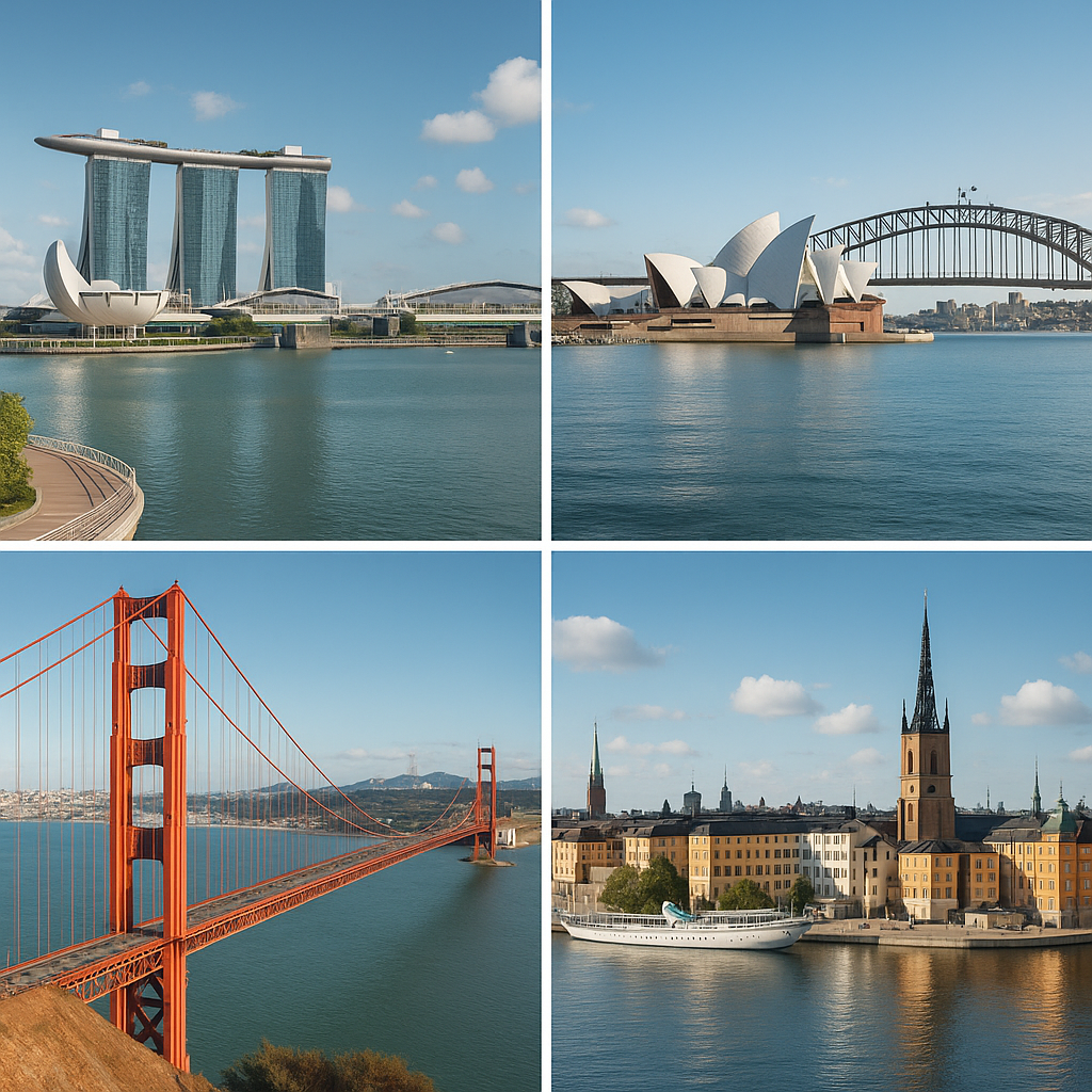Villes internationales en S